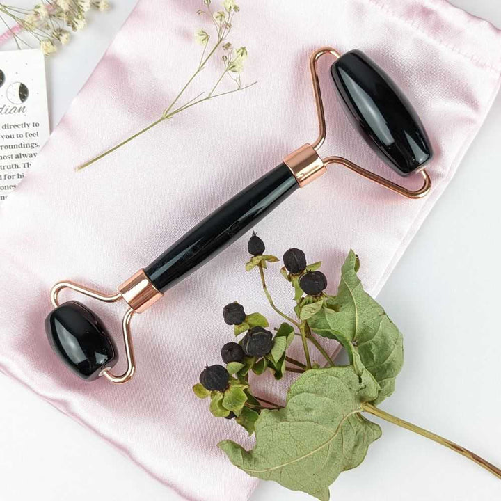 Black Obsidian Facial Roller - Zen Collection