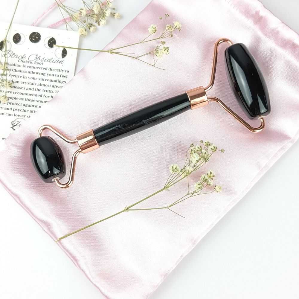 Black Obsidian Facial Roller - Zen Collection