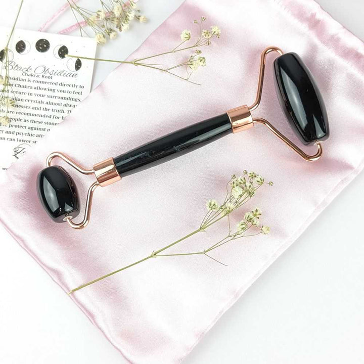 Black Obsidian Facial Roller - Zen Collection