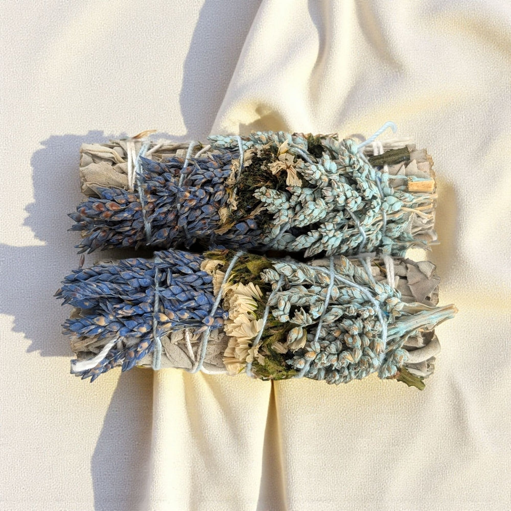 Blue Mullein and Sage Sticks - Zen Collection