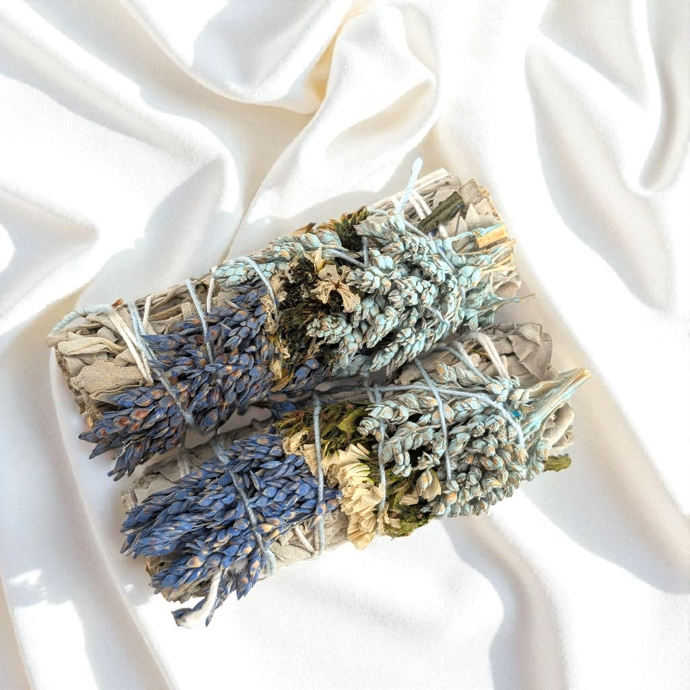 Blue Mullein and Sage Sticks - Zen Collection
