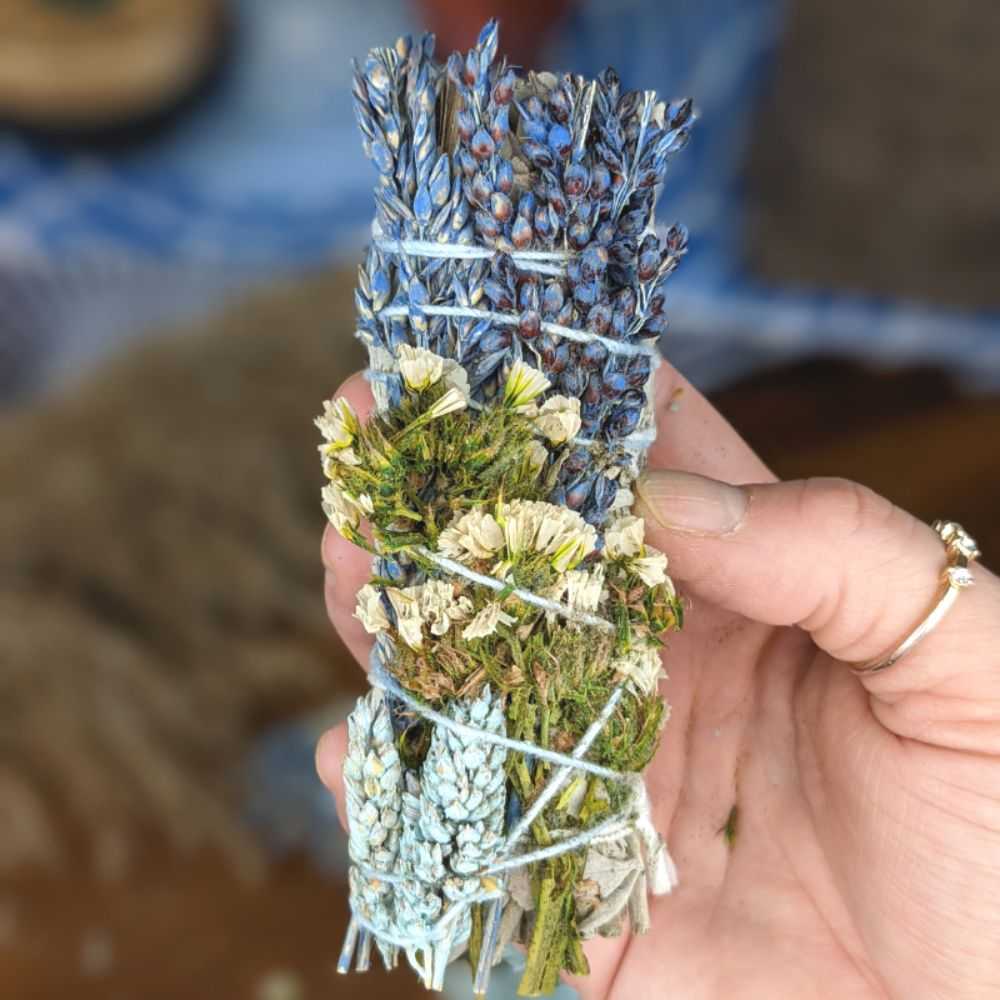 Blue Mullein and Sage Sticks - Zen Collection