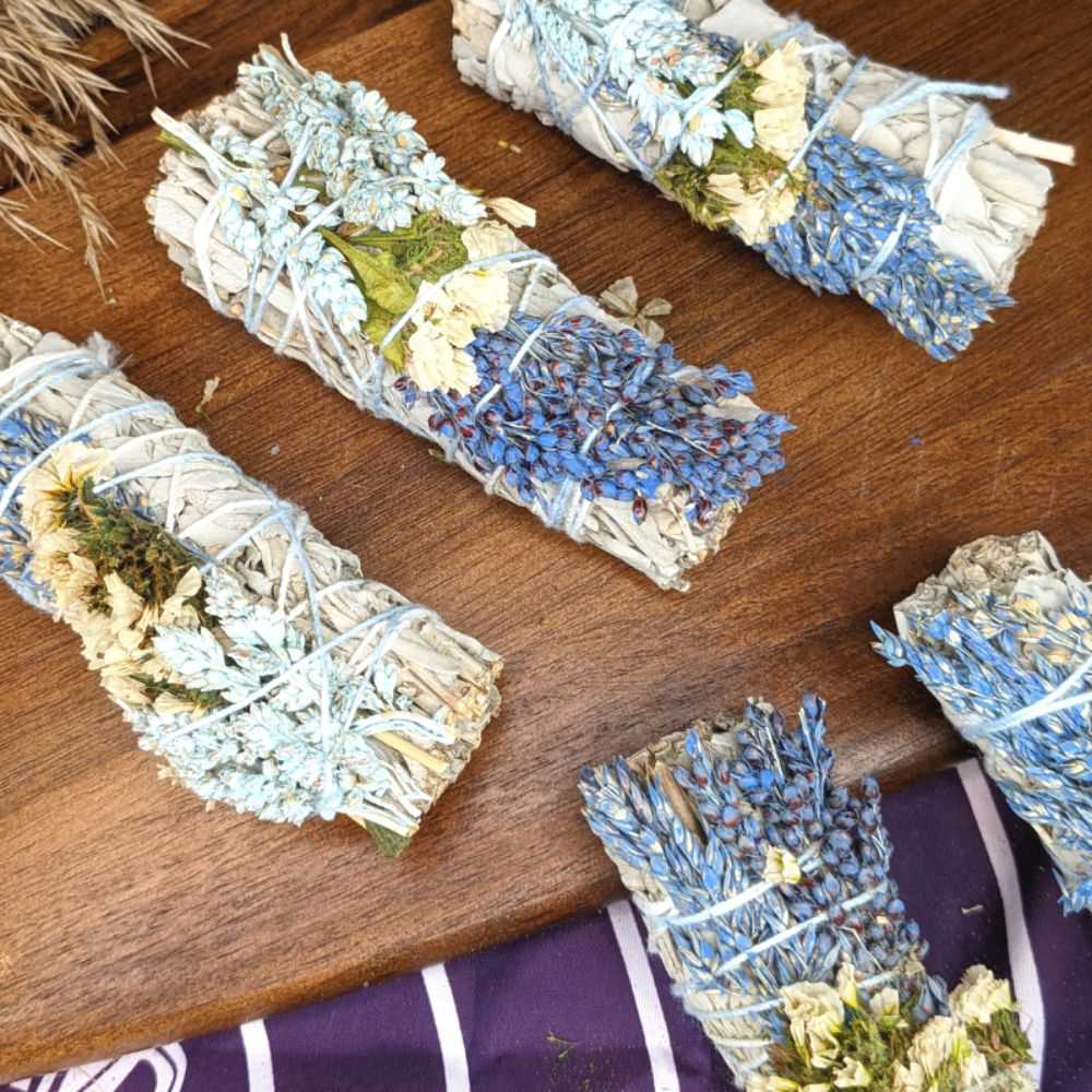 Blue Mullein and Sage Sticks - Zen Collection