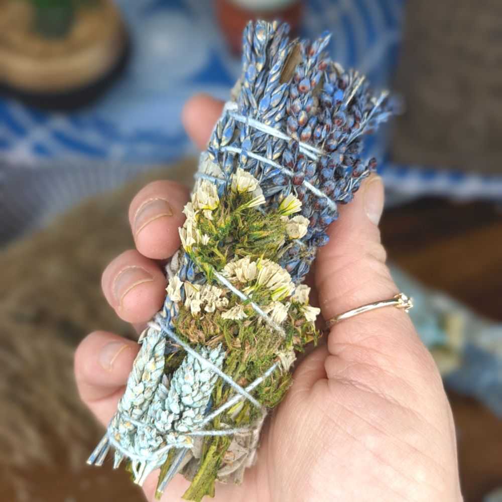 Blue Mullein and Sage Sticks - Zen Collection