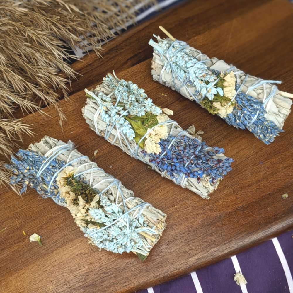 Blue Mullein and Sage Sticks - Zen Collection
