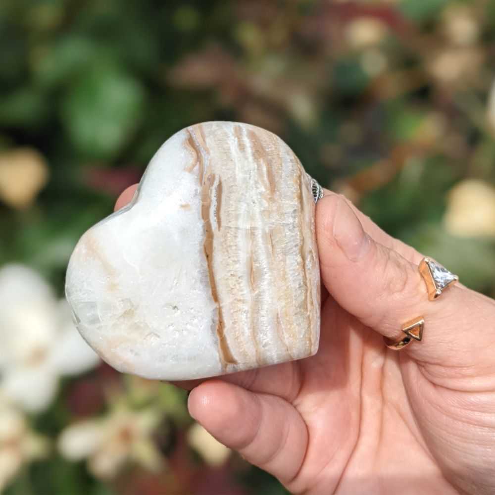 Caribbean Calcite Heart - Zen Collection