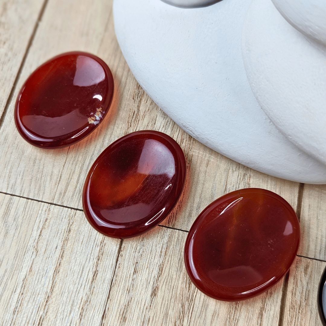Carnelian Worry Stones - Zen Collection