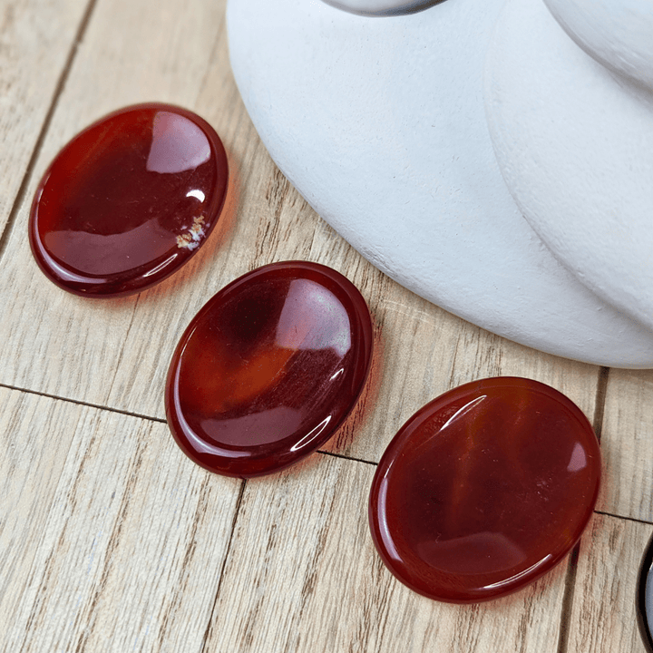 Carnelian Worry Stones - Zen Collection