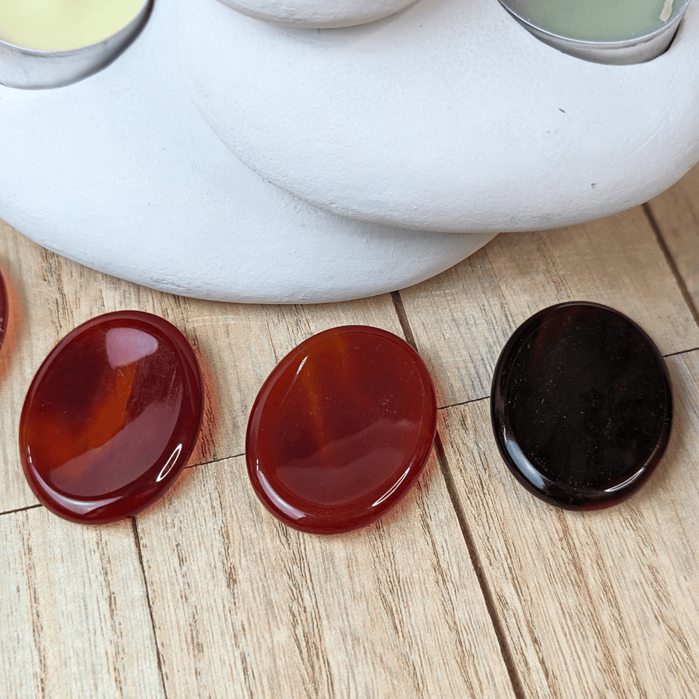 Carnelian Worry Stones - Zen Collection
