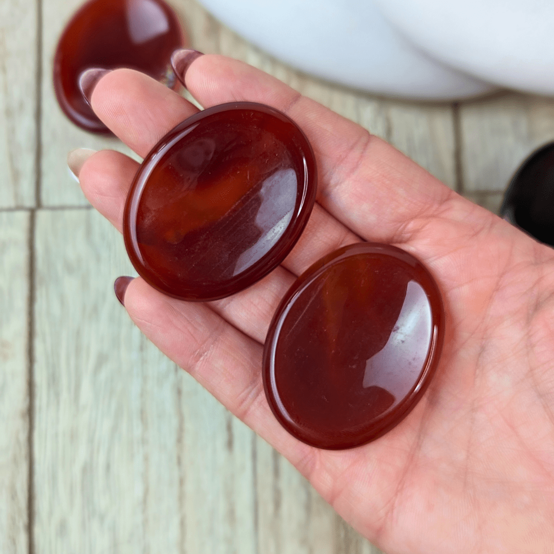 Carnelian Worry Stones - Zen Collection