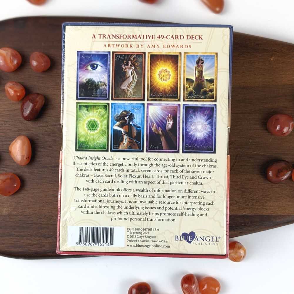 Chakra Insight Oracle Deck - 49 Cards for Chakra Healing