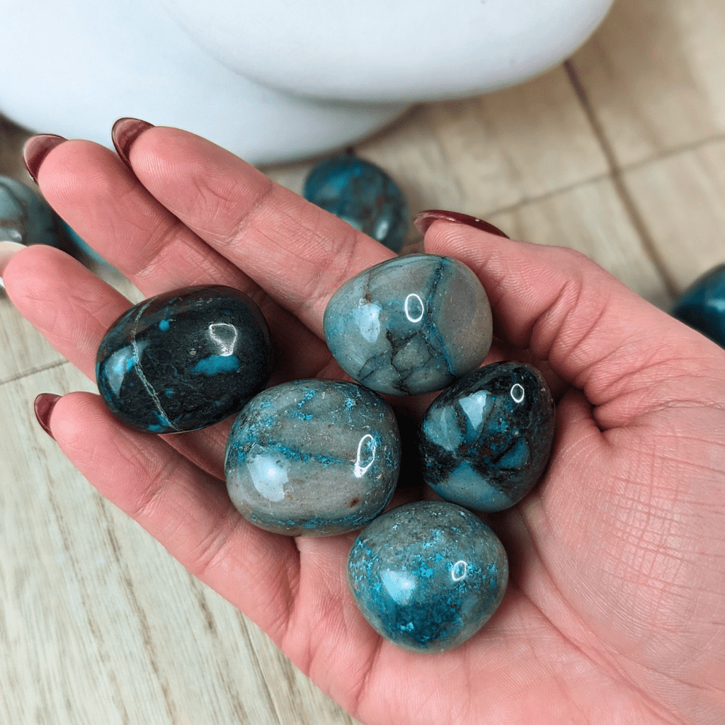 Chrysocolla Tumbles - Zen Collection