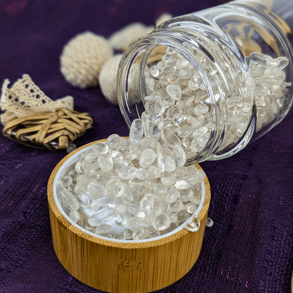 Clear Quartz Crystal Water Bottle - Zen Collection