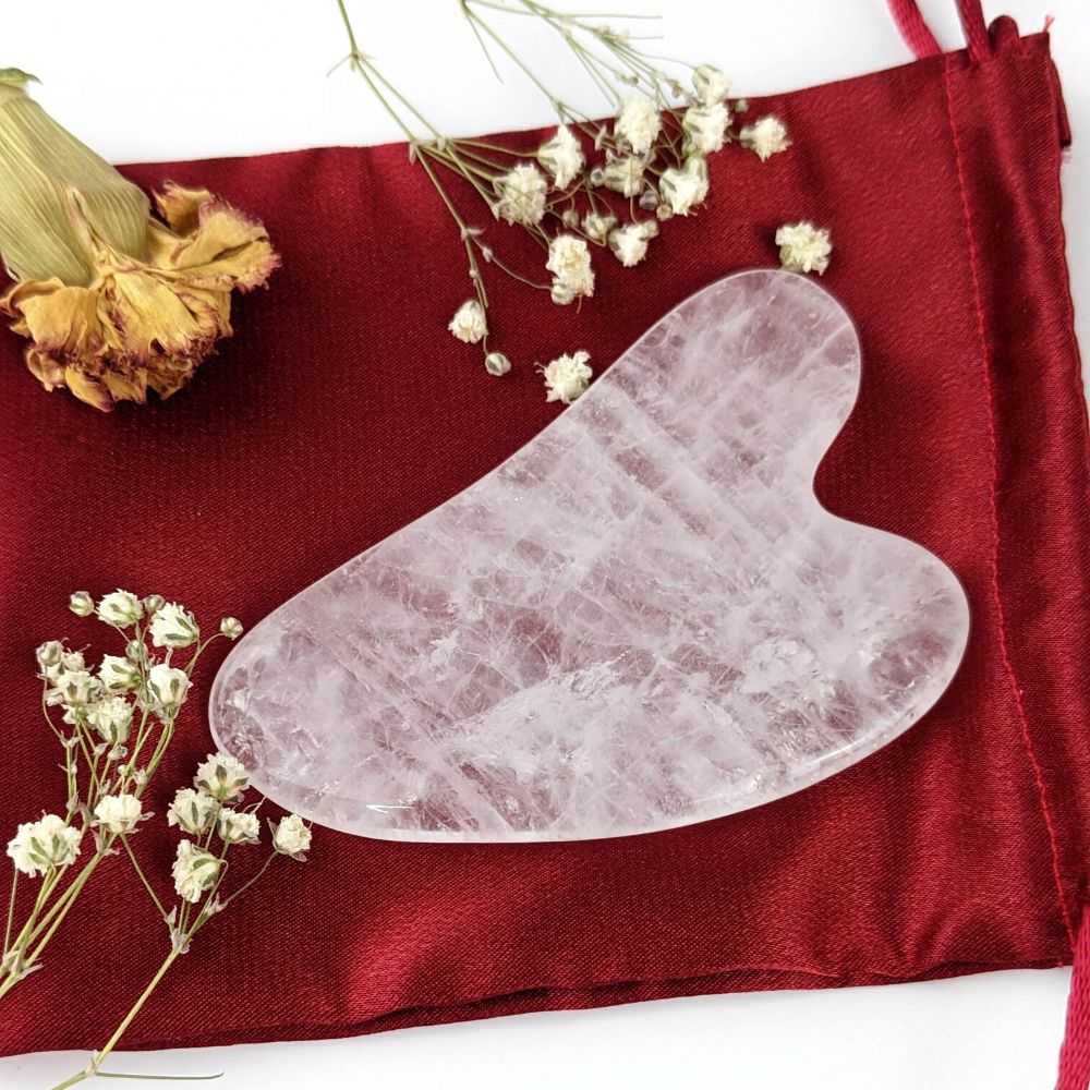 Clear Quartz Gua Sha - Zen Collection