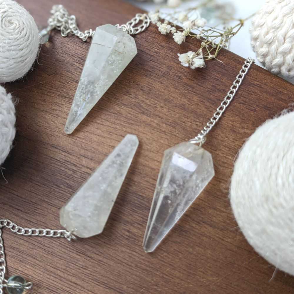 Clear Quartz Pendulum - Zen Collection