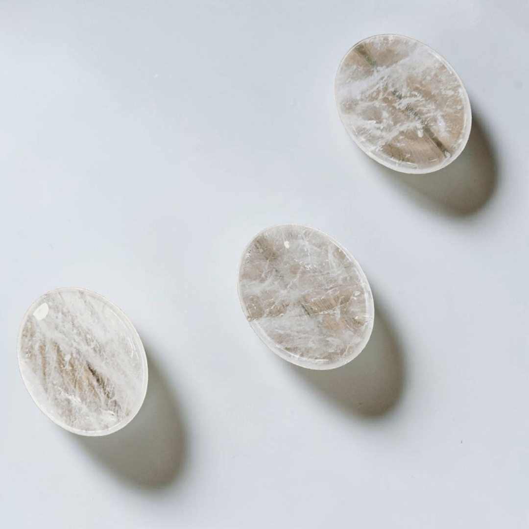 Clear Quartz Worry Stones - Zen Collection