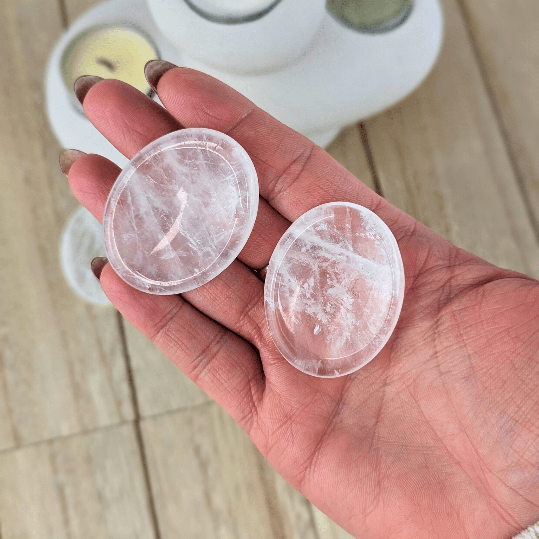 Clear Quartz Worry Stones - Zen Collection