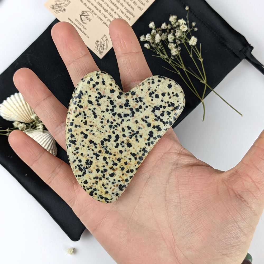 Dalmatian Jasper Gua Sha - Zen Collection