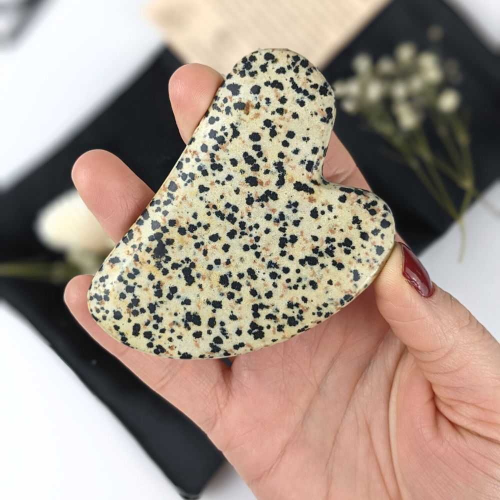 Dalmatian Jasper Gua Sha - Zen Collection