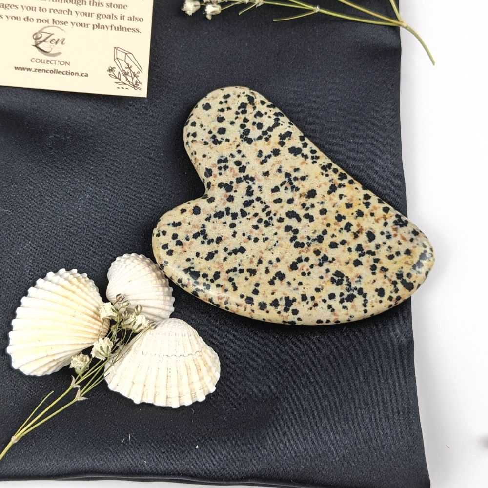 Dalmatian Jasper Gua Sha - Zen Collection