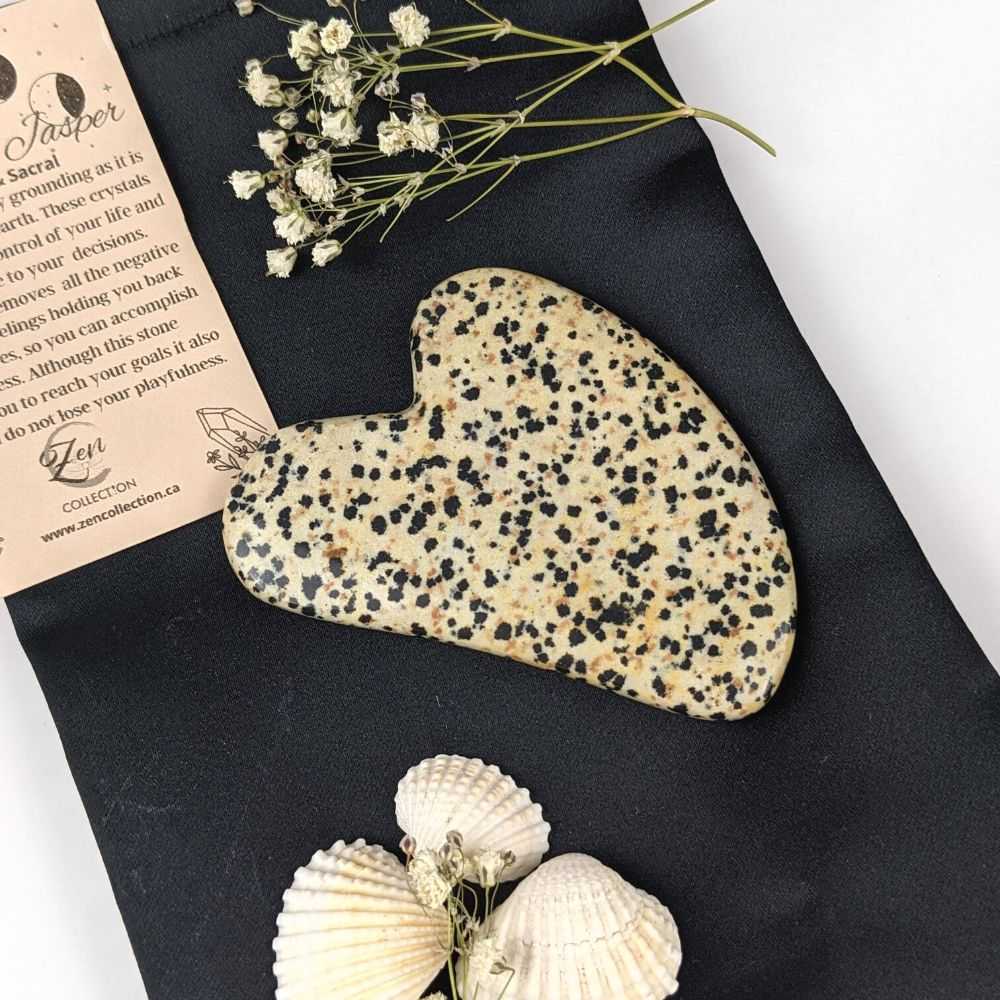 Dalmatian Jasper Gua Sha - Zen Collection