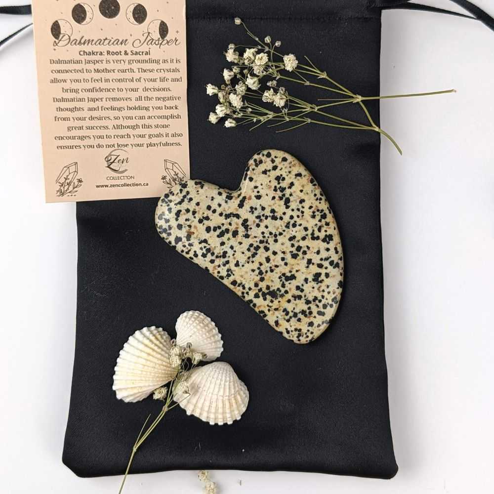 Dalmatian Jasper Gua Sha - Zen Collection