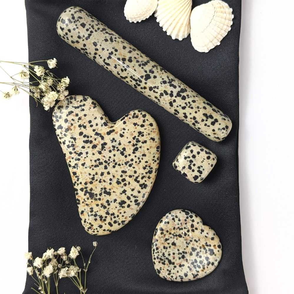 Dalmatian Jasper Massage Set - Zen Collection