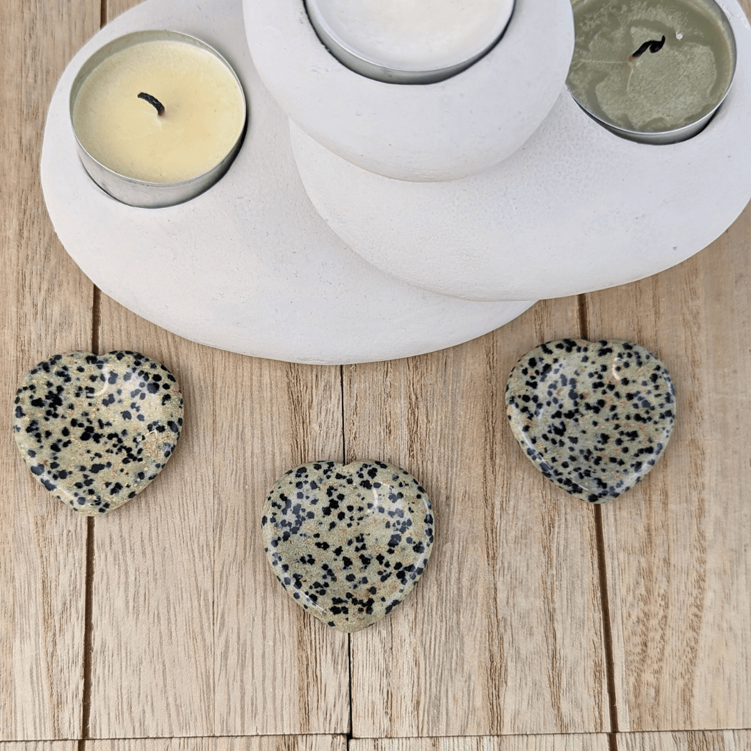 Dalmatian Jasper Worry Stones - Zen Collection