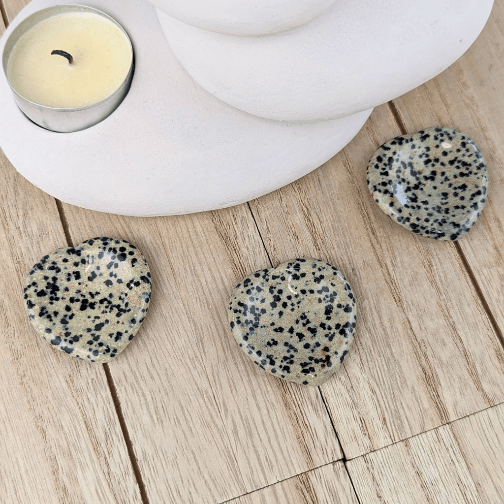 Dalmatian Jasper Worry Stones - Zen Collection