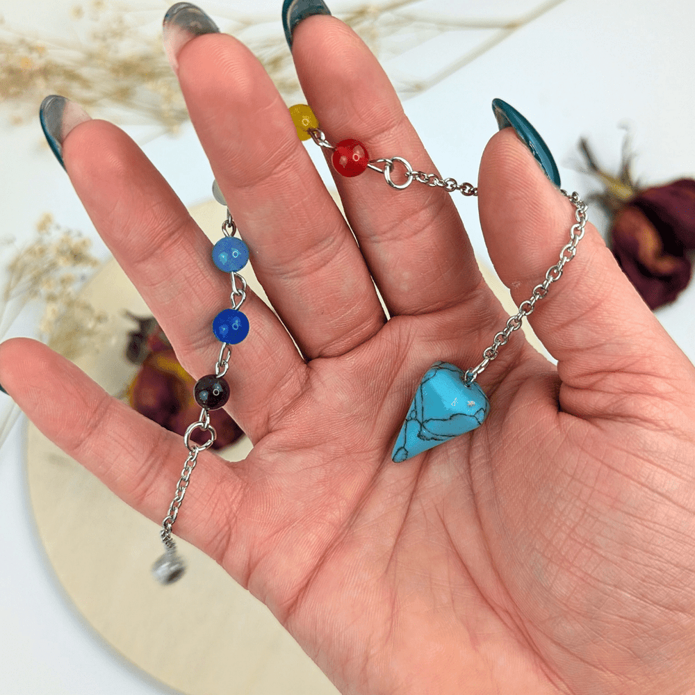 Dyed Howlite Pendulum - Zen Collection