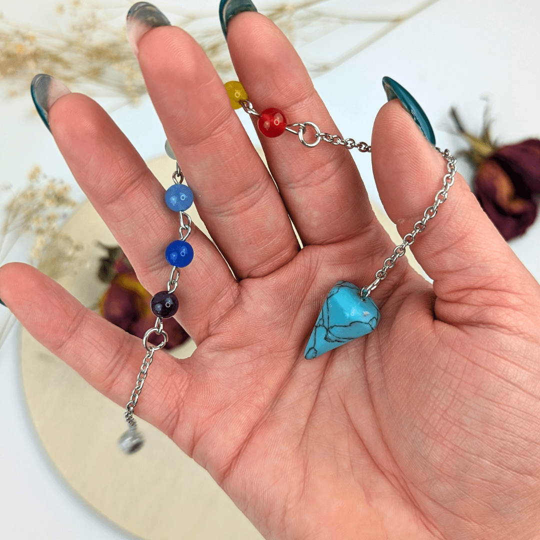 Dyed Howlite Pendulum - Zen Collection