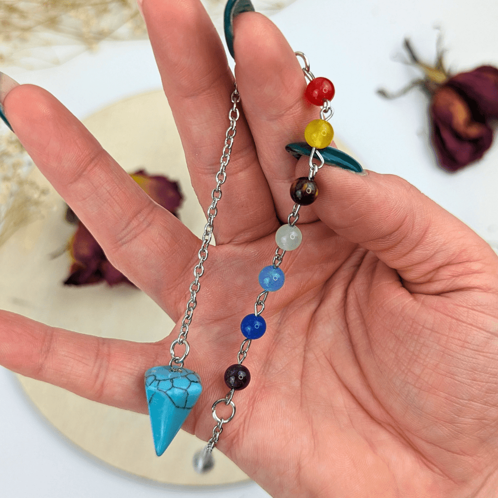 Dyed Howlite Pendulum - Zen Collection