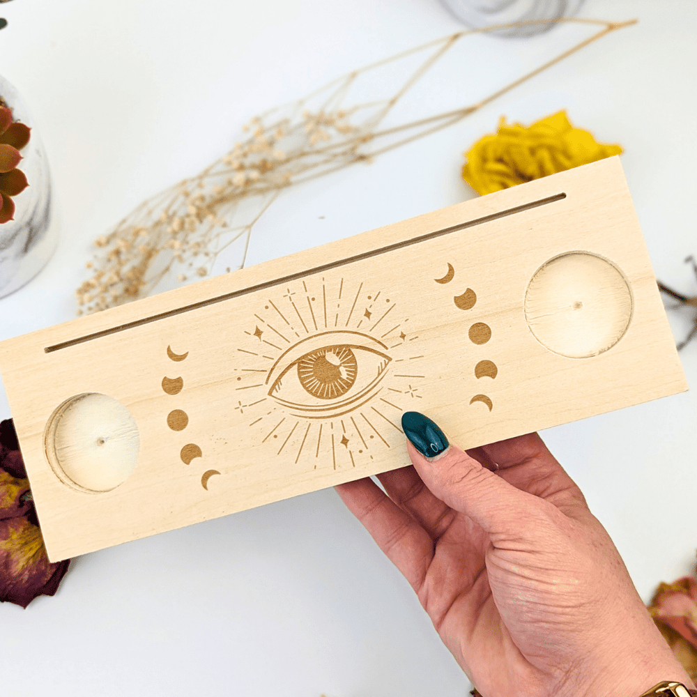 Evil Eye Crystal and Card Holder - Zen Collection