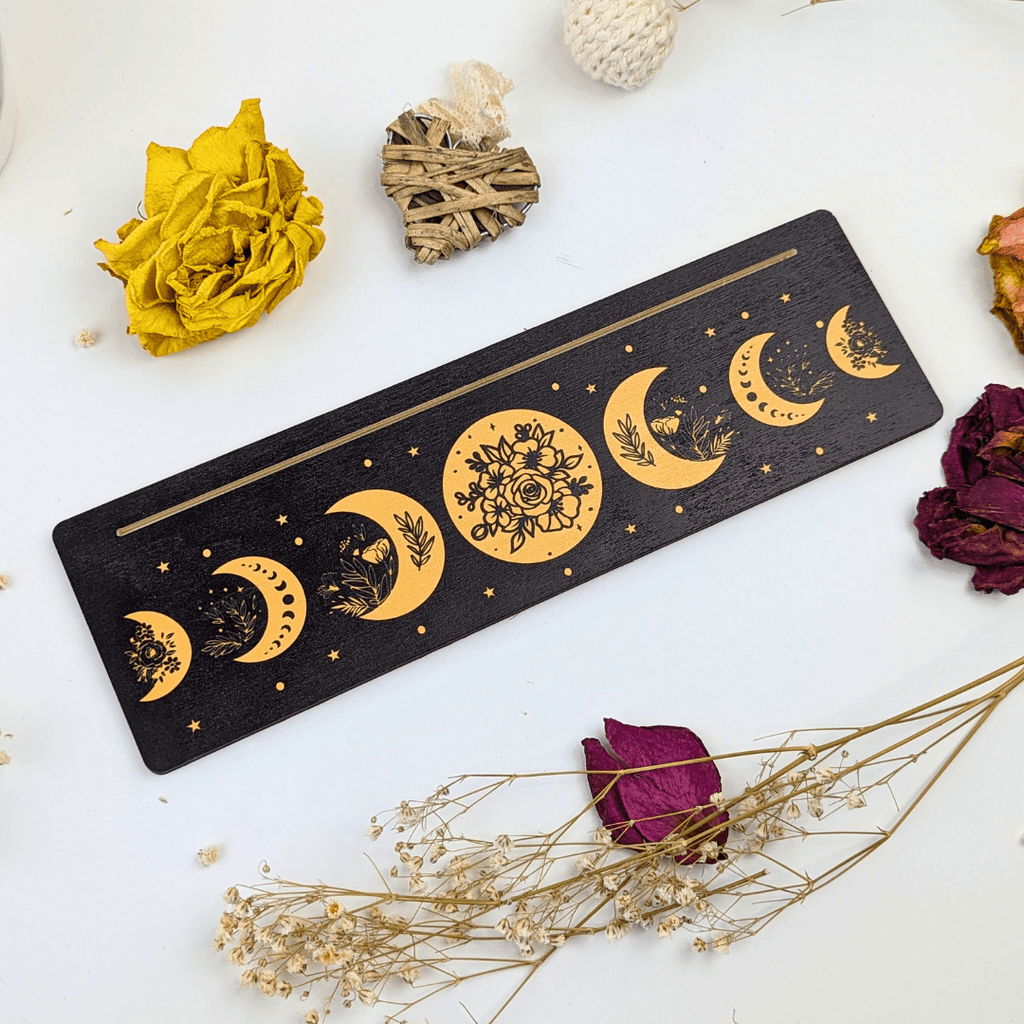 Floral Moon Tarot Card Holder - Zen Collection