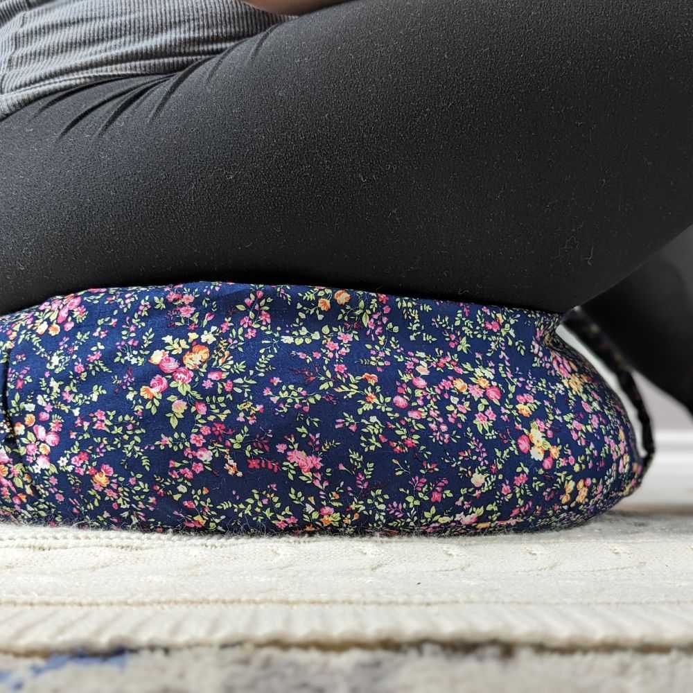 Floral Yoga Meditation Pillow - Zen Collection