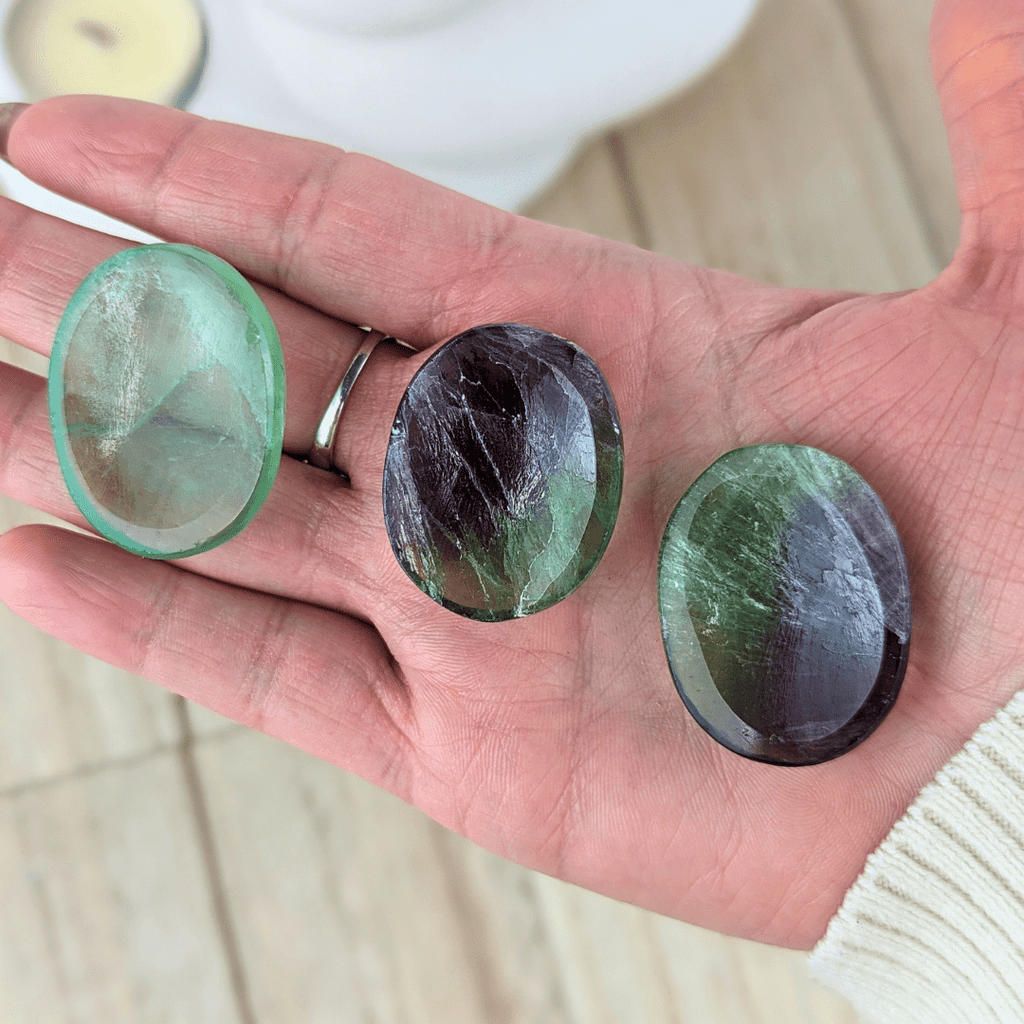 Fluorite Worry Stones - Zen Collection