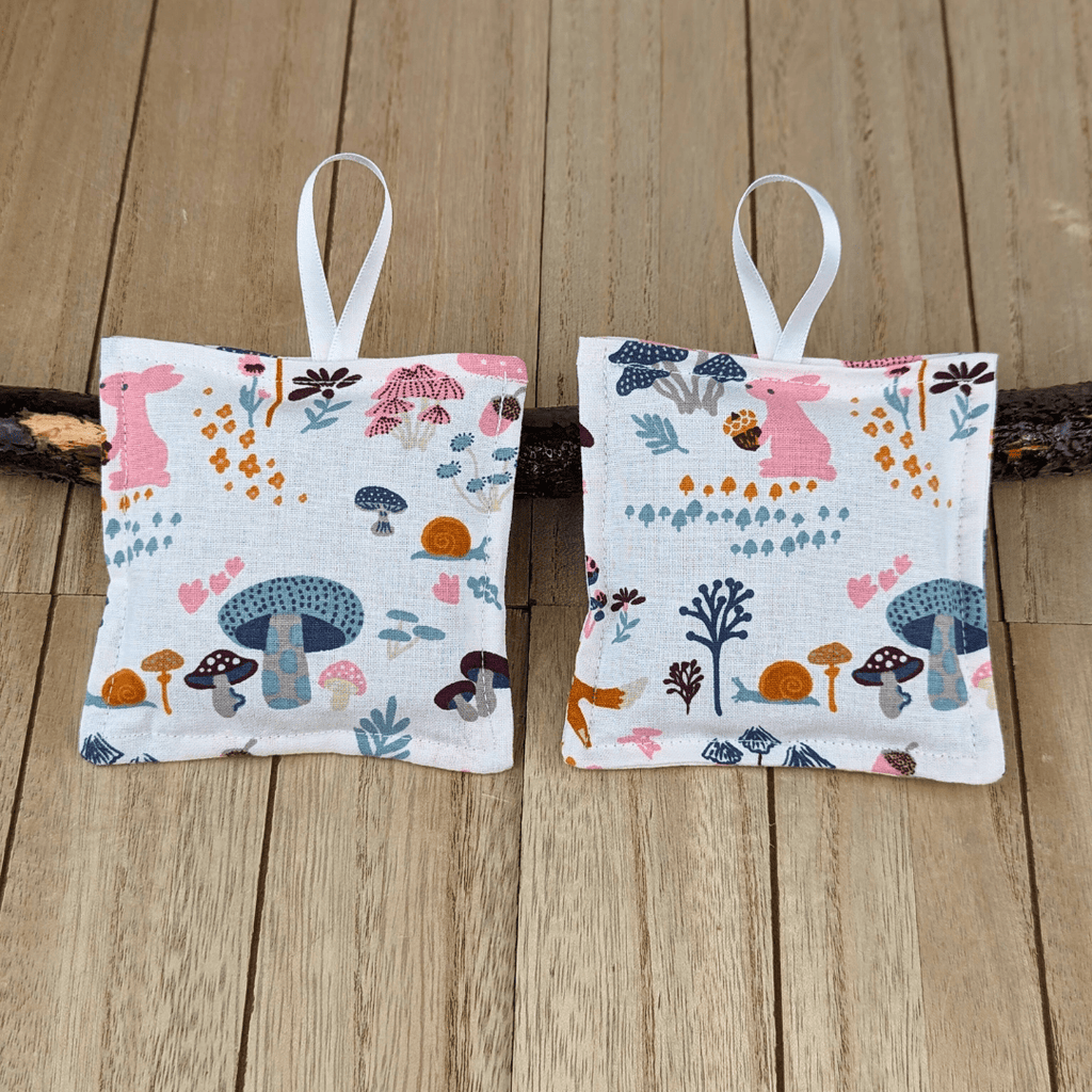 Whimsical forest design lavender sachets for calming spaces