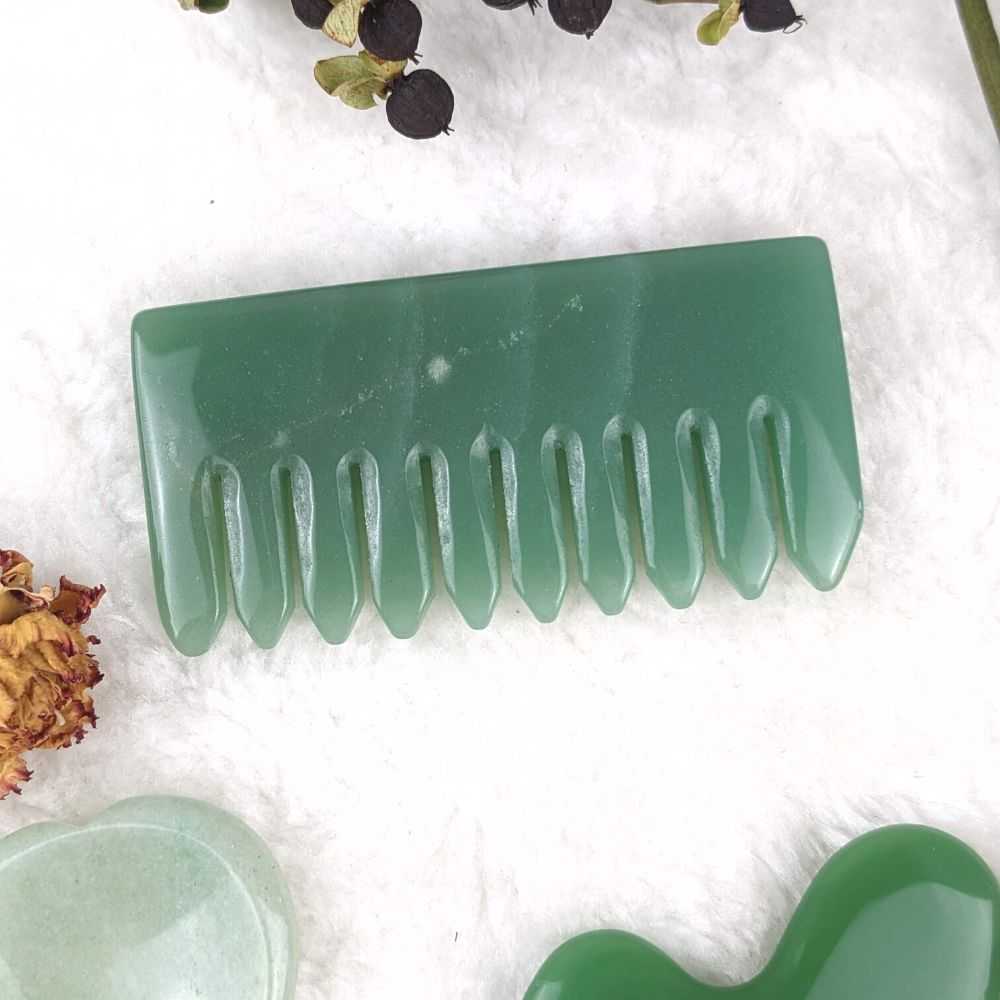 Green Aventurine Scalp Massager - Zen Collection