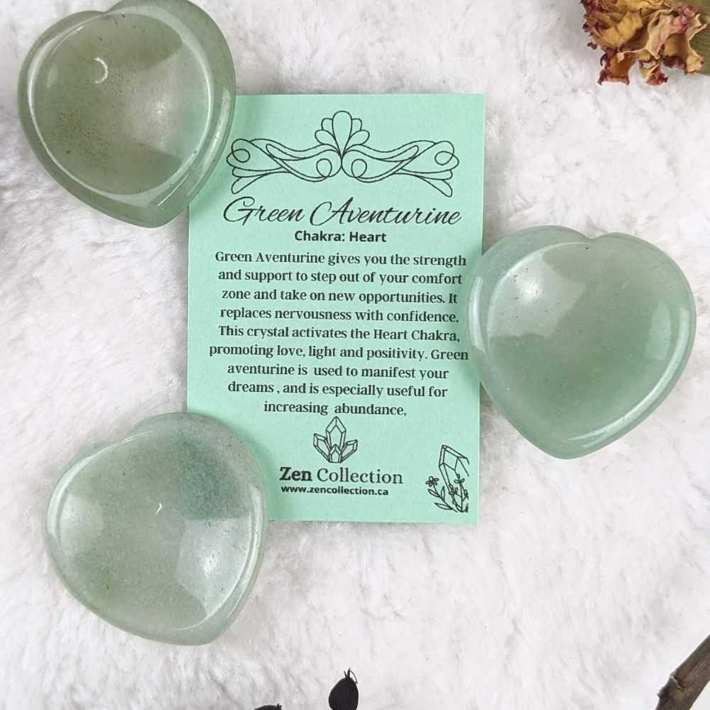 Green Aventurine Worry Stones - Zen Collection