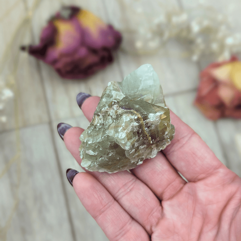 Green Calcite Raw Chunk - Zen Collection