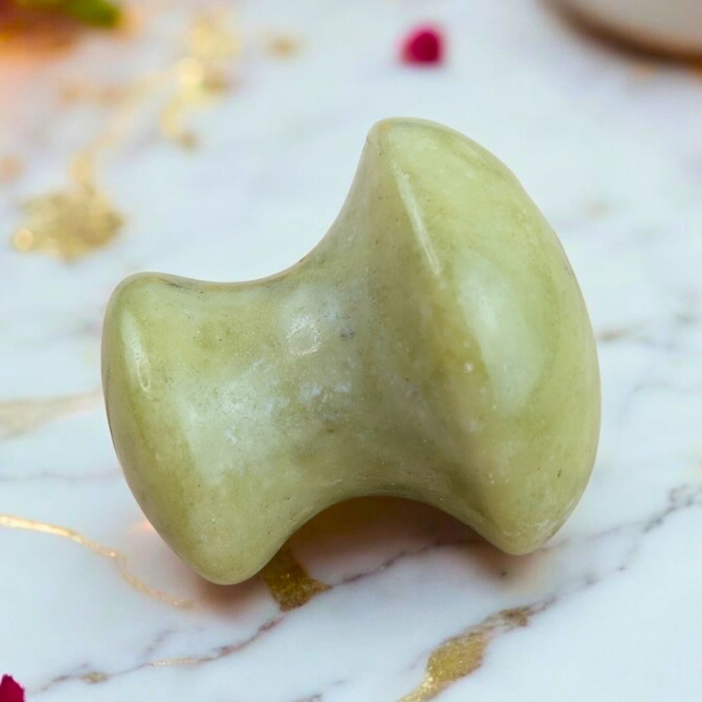 Luxury self-care product Green Jade Personal Massager available at Zen Collection Online Crystal Store