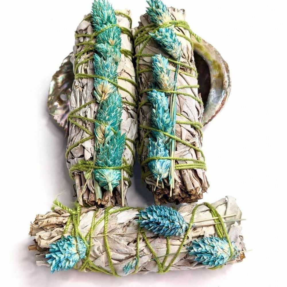 Green Mullein Energy Cleansing Sticks -sourced from a crystal store near me, Zen Collection