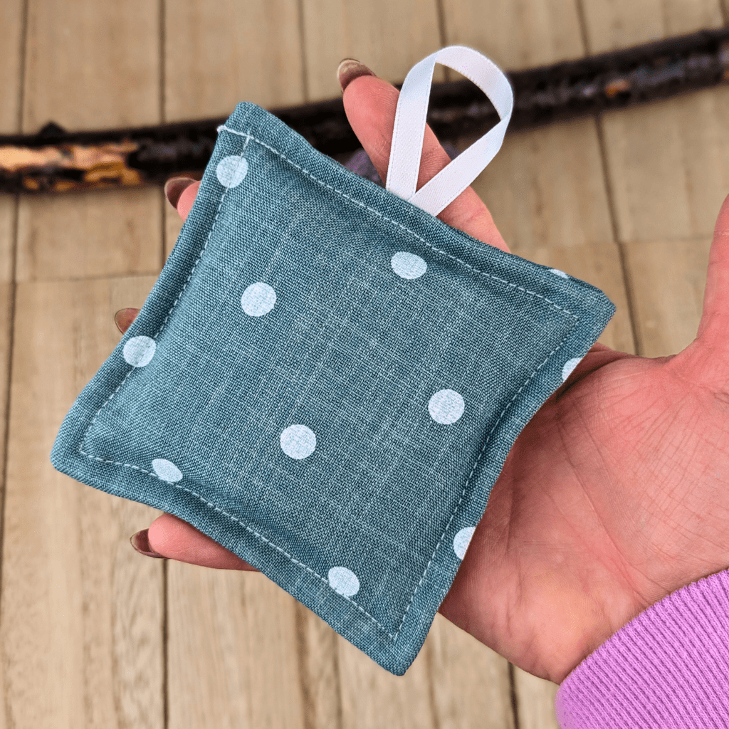 Green Polka Dot Lavender Sachets - Zen Collection