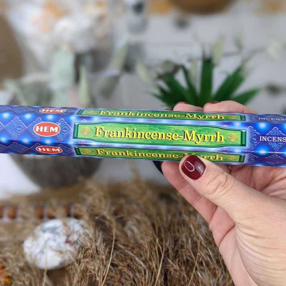 Hem Frankincense and Myrrh Incense - Zen Collection