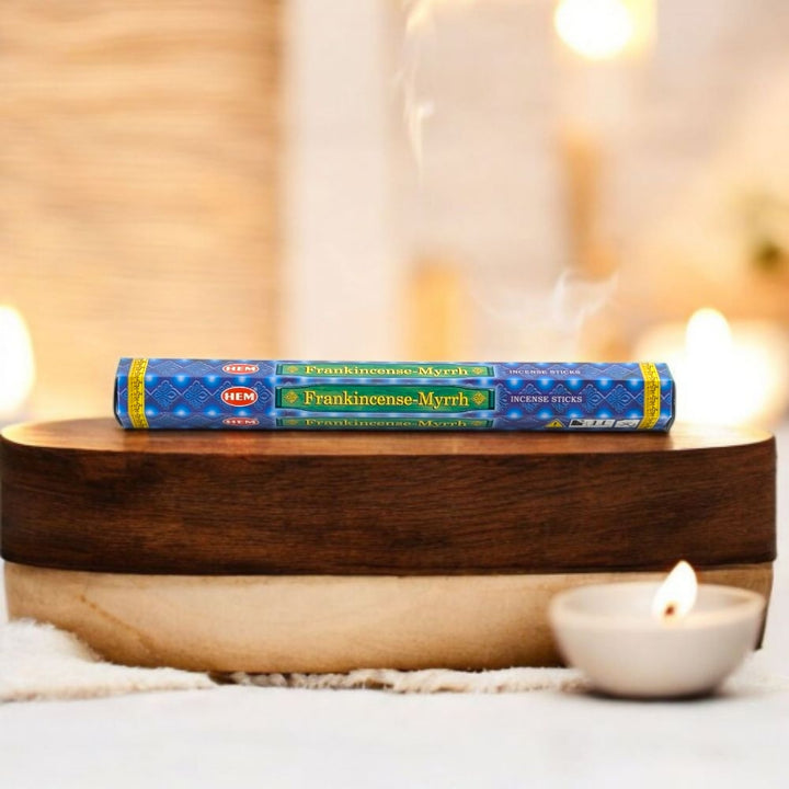 Hem Frankincense and Myrrh Incense - Zen Collection