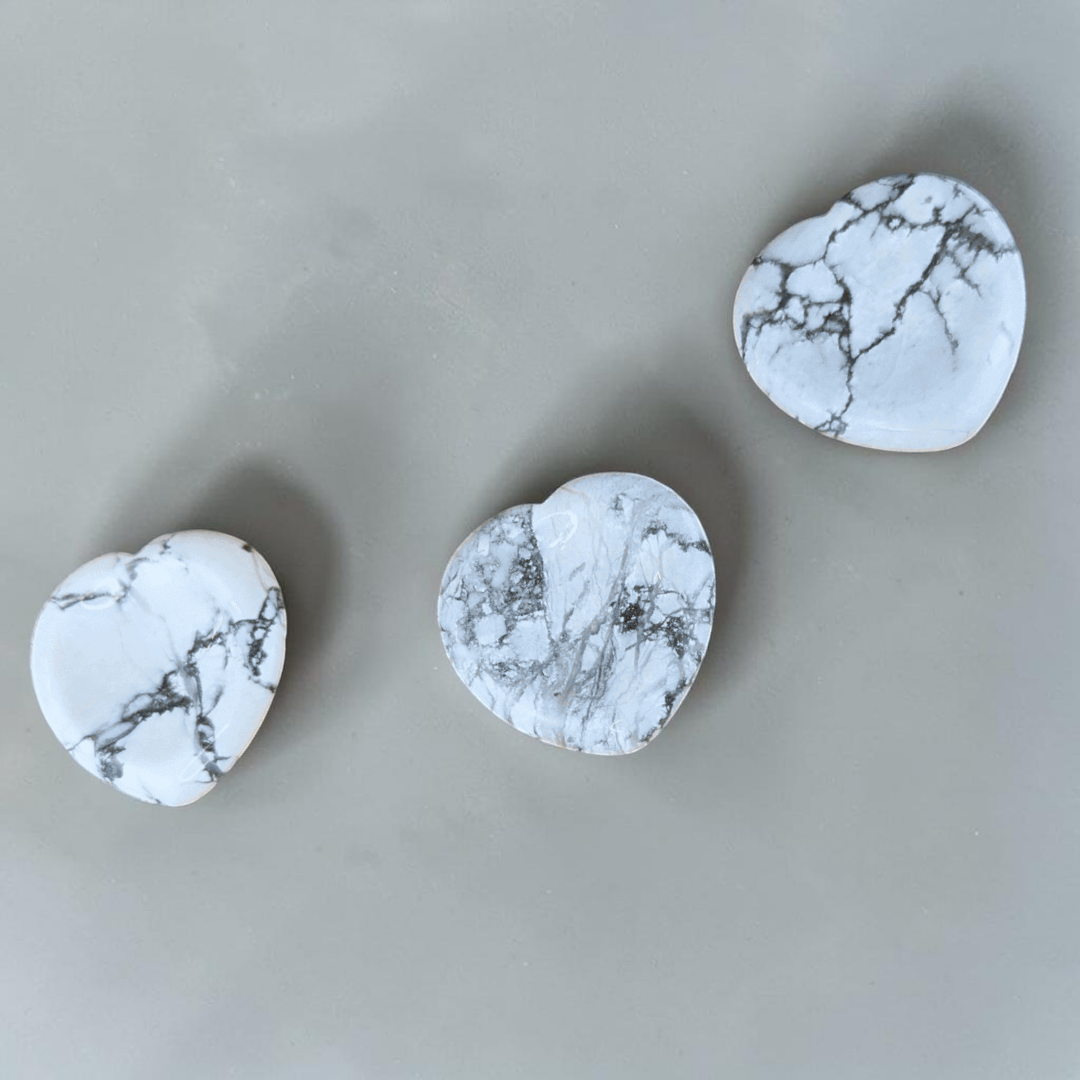 Howlite Worry Stones - Zen Collection