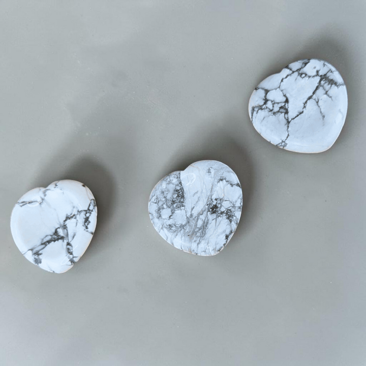 Howlite Worry Stones - Zen Collection