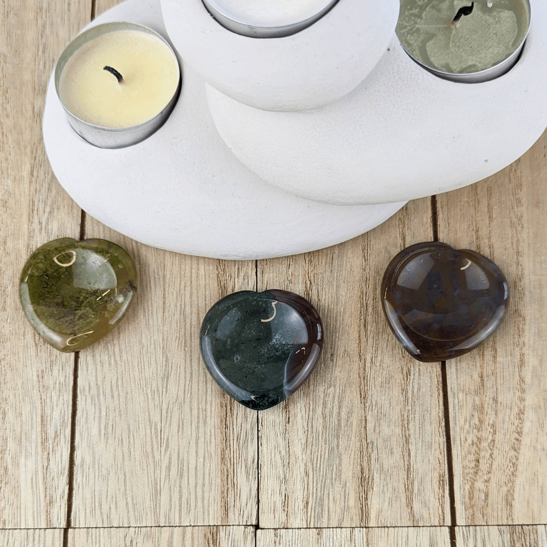 Indian Agate Worry Stones - Zen Collection
