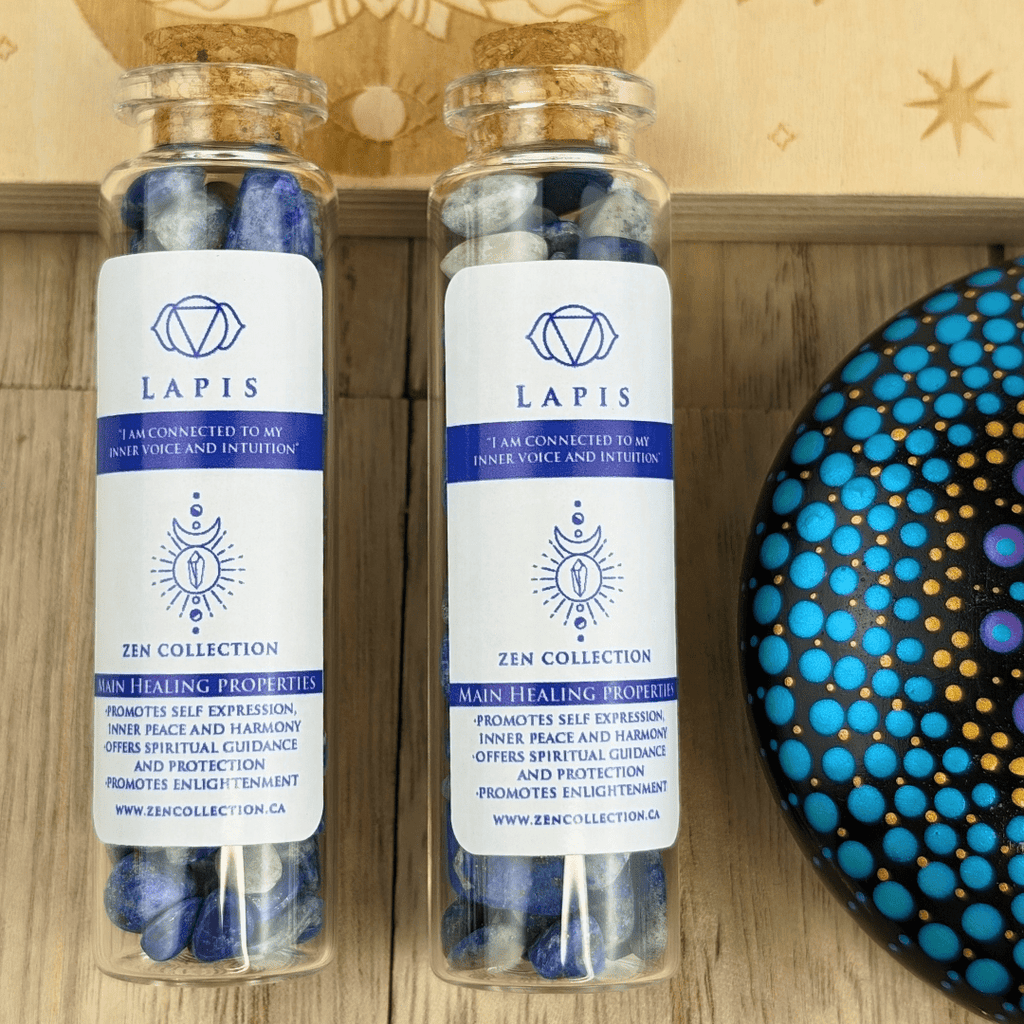Lapis Lazuli Crystal Bottles - Zen Collection