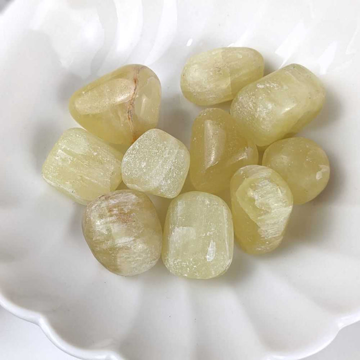 Lemon Calcite Tumbles - Zen Collection